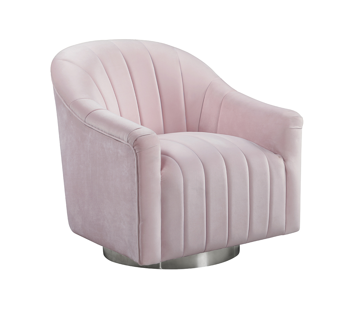 Paxi Swivel Chair – (Pink) – IIPPY