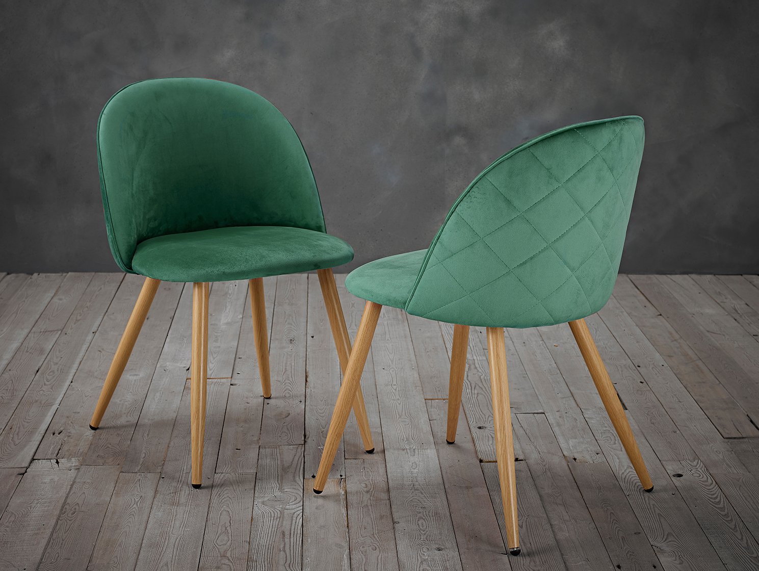 Lakka Chairs (Pack of 2) – Green – IIPPY